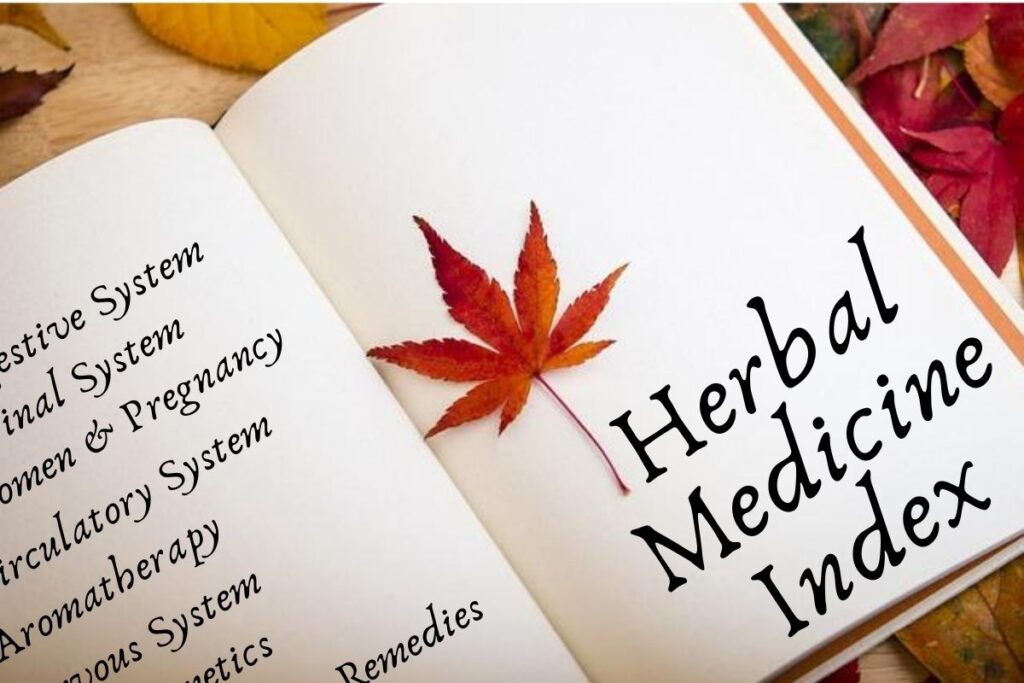 herbal medicine index