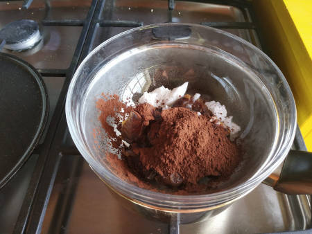date and cocoa powder